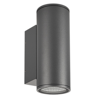 Светильник LGD-FORMA-WALL-TWIN-R90-2x12W Warm3000 (GR, 44 deg, 230V) (Arlight, IP54 Металл) | Arlight 029970