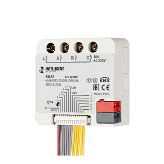 INTELLIGENT ARLIGHT Релейный модуль KNX-7013-72-DRI-DRO-IN (BUS, 3x10A) (IARL, IP20 Пластик) | Arlight 048385