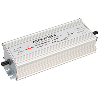 Блок питания ARPV-24150-A (24V, 6.3A, 150W) (Arlight, IP67 Металл) | Arlight 024091(1)