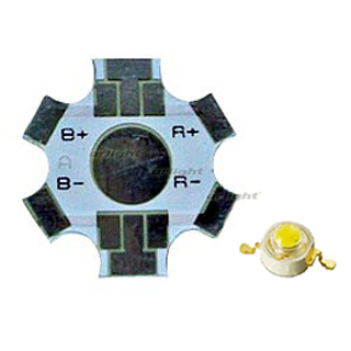 Плата HAL RGB STAR (Emitter RGB 1x, W) (Turlens, -) | Arlight 011067