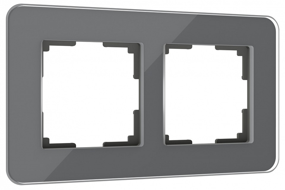 Рамка на 2 поста Werkel Elite (графит, стекло) W0022440 | Werkel WRKa057879