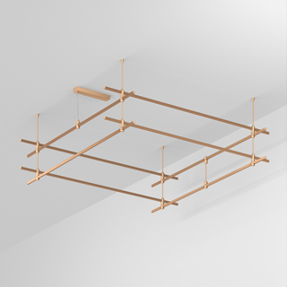 Основание ART-APRIORI-QUADRAT-2-ROD-400-2000x2000 (GD) (Arlight, IP20 Металл) | Arlight 048548