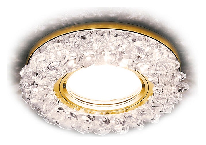 Встраиваемый светильник Ambrella Light S S701 CL/GD/WH | Ambrella Light AMBRS701CLGDWH