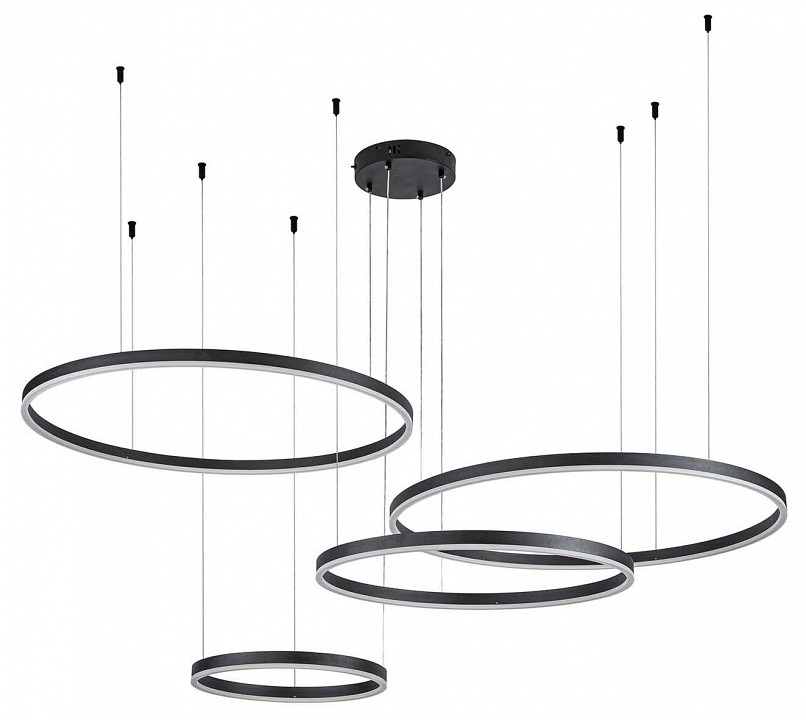 Подвесной светильник Indigo Galass 14001/4P Black | Indigo INDGV000034L