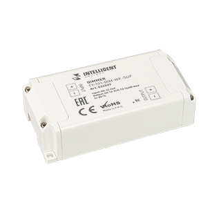 INTELLIGENT ARLIGHT Диммер TY-101-DIM-WF-SUF (12-24V, WI-FI, 433MHz, 1x6A) (IARL, IP20 Пластик) | Arlight 032507