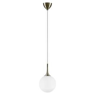 813021 (MD5086-1EB)  Подвес GLOBO 1х40W  E14 electroplating bronze/white (в комплекте) | Lightstar LS813021