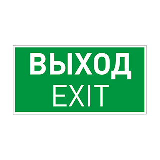 Пиктограмма EMGP-VECTOR-EXIT (Выход) (Arlight, Пластик) | Arlight 046661