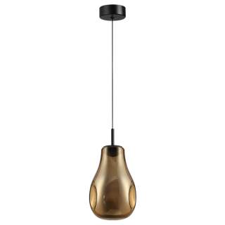 5098/4LA PENDANT ODL25 423 черный/золотой/металл/стекло Подвес LED 4W 4000K 388Лм NAVE | Odeon Light OL5098/4LA