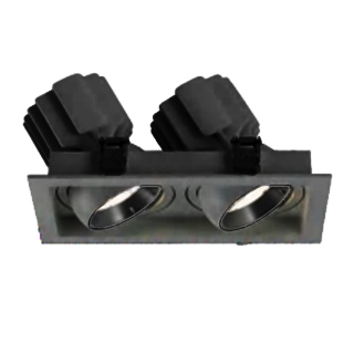 Светильник MS-VORTEX-BUILT-S210x117-2x20W Day4000 (BK-BK, 40 deg, 230V) (Arlight, IP20 Металл) | Arlight 058441