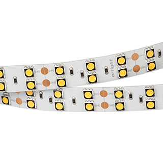 Лента RT 2-5000 24V Warm3000 2x2 (5060, 600 LED, CRI98) (Arlight, 28.8 Вт/м, IP20) | Arlight 021470