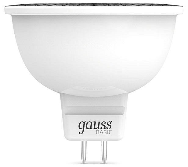 Лампа светодиодная Gauss Basic GU5.3 6.5Вт 4100K 1013527 | Gauss GA1013527
