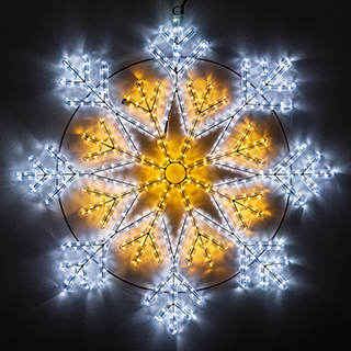 Фигура ARD-SNOWFLAKE-M12-900x900-576LED White/Warm (230V, 36W) (Ardecoled, IP65) | Arlight 034262