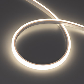 Лента герметичная WAVE-TOP-PU-A144-10x10mm 24V Warm3500 (5 W/m, IP68, 3m, wire x1) (Arlight, Вывод боковой) | Arlight 052621