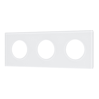 Рамка стеклянная FRM-GLARE-GC-3-WH (Arlight, -) | Arlight 043838