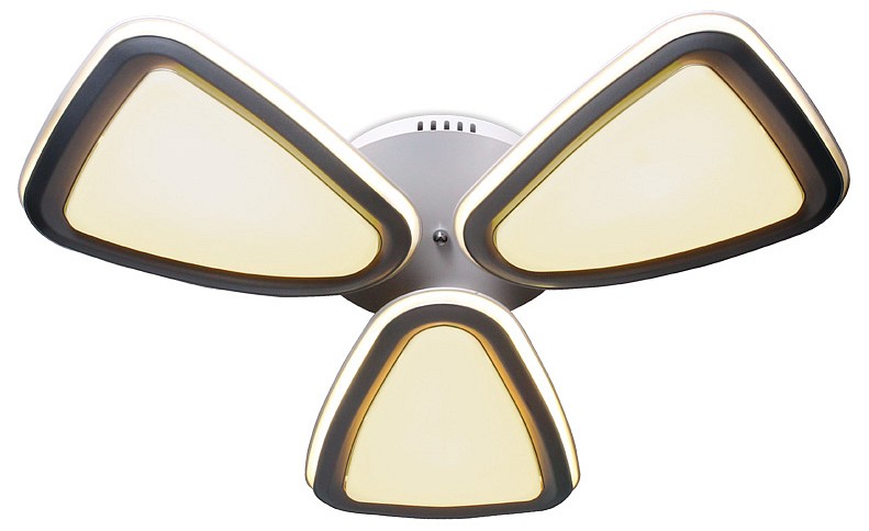 Накладной светильник Ambrella Orbital Granule FG1010/3 WH/SL 204W D770 | Ambrella AMBRFG10103WHSL204WD770