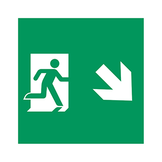 Пиктограмма EMGP-MARK-MA-RDOWN (Человек, Вниз-Вправо) (Arlight, Пластик) | Arlight 059839