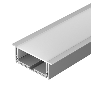 Профиль с экраном SL-LINIA88-F-2500 ANOD+OPAL (Arlight, Алюминий) | Arlight 020471