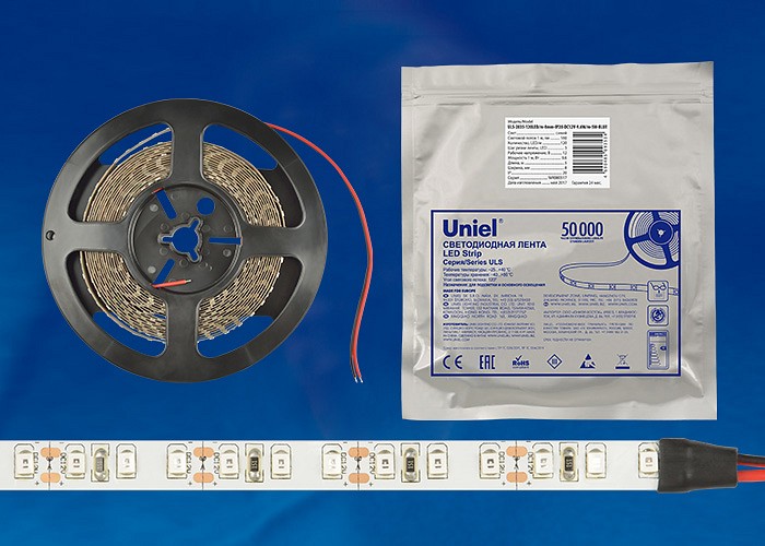 Лента светодиодная Uniel ULS-2835 UL-00000888 | Uniel ULUL_00000888